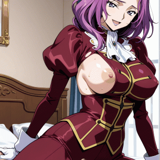 コードギア〇 コーネリア風 ポスター アニメ エロ 美乳 グラビア ファンアート 同人アート 0507 (32)