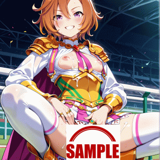 ウマ〇 テイエムオペラオー風 ポスター アニメ エロ 美乳 グラビア ファンアート 同人アート 1114 (9)