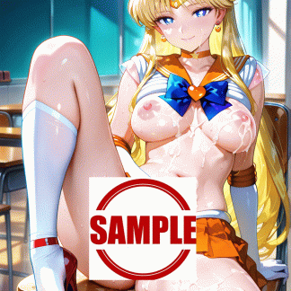セーラームー〇 愛野 美奈子風 ポスター アニメ エロ 美乳 グラビア ファンアート 同人アート 0415 (6)
