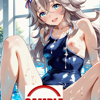 ウマ〇 ワンダーアキュート風 ポスター アニメ エロ 美乳 グラビア ファンアート 同人アート 0807(18)