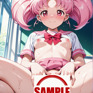 セーラームー〇 ミニウサ風 ポスター アニメ エロ 美乳 グラビア ファンアート 同人アート 0918 (11)