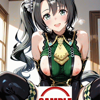 ウマ〇 サトノクラウン風 ポスター アニメ エロ 美乳 グラビア ファンアート 同人アート 1010(27)