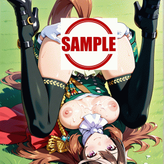 ウマ〇 シンボリルドルフ風 ポスター アニメ エロ 美乳 グラビア ファンアート 同人アート 1030 (24)