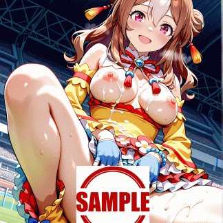 ウマ〇 コパノリッキー風 ポスター アニメ エロ 美乳 グラビア ファンアート 同人アート 1010 (16)