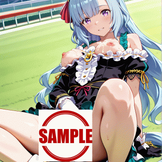 ウマ〇 メジロアルダン風 ポスター アニメ エロ 美乳 グラビア ファンアート 同人アート 1015 (5)