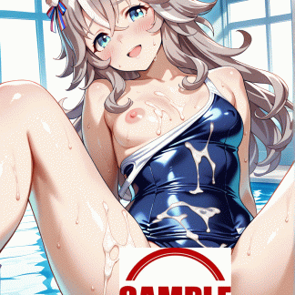 ウマ〇 ワンダーアキュート風 ポスター アニメ エロ 美乳 グラビア ファンアート 同人アート 0807(22)