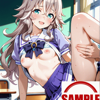ウマ〇 ワンダーアキュート風 ポスター アニメ エロ 美乳 グラビア ファンアート 同人アート 0728 (10)