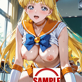 セーラームー〇 愛野 美奈子風 ポスター アニメ エロ 美乳 グラビア ファンアート 同人アート 0922 (12)
