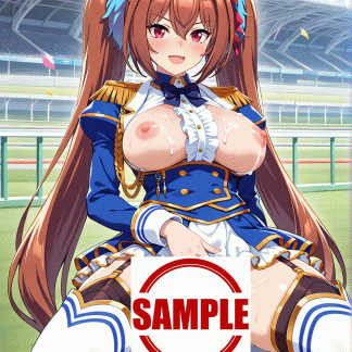 ウマ〇 ダイワスカーレット風 ポスター アニメ エロ 美乳 グラビア ファンアート 同人アート 1018 (14)