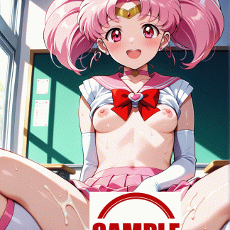 セーラームー〇 ミニウサ風 ポスター アニメ エロ 美乳 グラビア ファンアート 同人アート 0922 (12)
