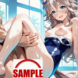 ウマ〇 ワンダーアキュート風 ポスター アニメ エロ 美乳 グラビア ファンアート 同人アート 0807(21)
