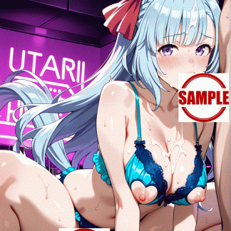 ウマ〇 メジロアルダン風 ポスター アニメ エロ 美乳 グラビア ファンアート 同人アート 0727 (19)