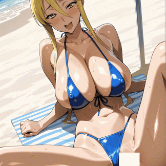ハイスクールオブ〇デット 鞠川 静香風 ポスター アニメ エロ 美乳 グラビア ファンアート 同人アート 0527 (231)
