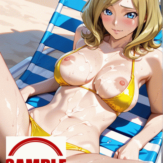 コードギア〇 ミレイ アッシュフォード風 ポスター アニメ エロ 美乳 グラビア ファンアート 同人アート 0710 (7)
