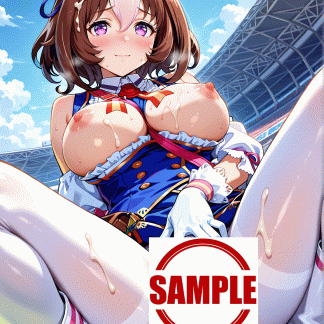 ウマ〇 メイショウドトウ風 ポスター アニメ エロ 美乳 グラビア ファンアート 同人アート 1013(10)