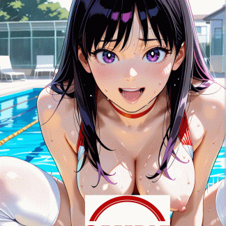 セーラームー〇 日野 レイ風 ポスター アニメ エロ 美乳 グラビア ファンアート 同人アート 0709 (4)