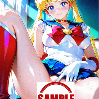 セーラームー〇 月野 うさぎ風 ポスター アニメ エロ 美乳 グラビア ファンアート 同人アート 0414 (3)