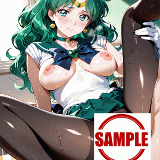 セーラームー〇 海王みちる風 ポスター アニメ エロ 美乳 グラビア ファンアート 同人アート 1013 (11)