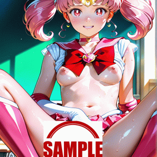 セーラームー〇 ミニウサ風 ポスター アニメ エロ 美乳 グラビア ファンアート 同人アート 0621 (5)
