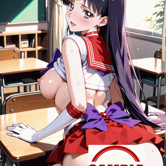 セーラームー〇 日野 レイ風 ポスター アニメ エロ 美乳 グラビア ファンアート 同人アート 1016(17)