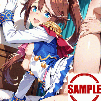 ウマ〇 トウカイテイオー風 ポスター アニメ エロ 美乳 グラビア ファンアート 同人アート 1010(30)