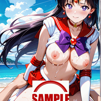 セーラームー〇 日野 レイ風 ポスター アニメ エロ 美乳 グラビア ファンアート 同人アート 0803 (7)