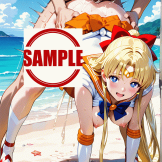セーラームー〇 愛野 美奈子風 ポスター アニメ エロ 美乳 グラビア ファンアート 同人アート 0803 (8)