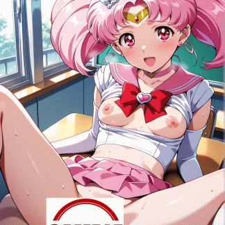 セーラームー〇 ミニウサ風 ポスター アニメ エロ 美乳 グラビア ファンアート 同人アート 0922 (19)