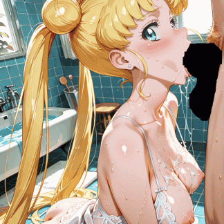 セーラームー〇 月野 うさぎ風 ポスター アニメ エロ 美乳 グラビア ファンアート 同人アート 0203 (55)