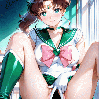 セーラームー〇 木野 まこと風 ポスター アニメ エロ 美乳 グラビア ファンアート 同人アート 0414 (01)