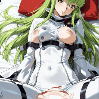 コードギア〇 C.C.風 ポスター アニメ エロ 美乳 グラビア ファンアート 同人アート 0507 (101)
