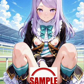 ウマ〇 メジロマックイーン風 ポスター アニメ エロ 美乳 グラビア ファンアート 同人アート 1020 (9)