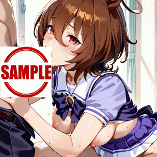 ウマ〇 アグネスタキオン風 ポスター アニメ エロ 美乳 グラビア ファンアート 同人アート 0731 (01)