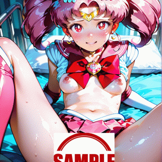 セーラームー〇 ミニウサ風 ポスター アニメ エロ 美乳 グラビア ファンアート 同人アート 0621 (16)