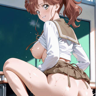 セーラームー〇 木野 まこと風 ポスター アニメ エロ 美乳 グラビア ファンアート 同人アート 0917 (33)