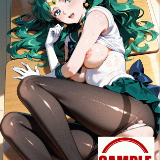 セーラームー〇 海王みちる風 ポスター アニメ エロ 美乳 グラビア ファンアート 同人アート 1013 (9)
