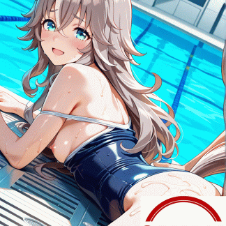 ウマ〇 ワンダーアキュート風 ポスター アニメ エロ 美乳 グラビア ファンアート 同人アート 0807(24)
