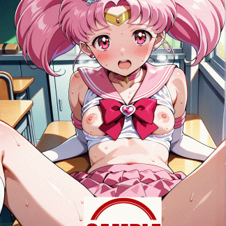 セーラームー〇 ミニウサ風 ポスター アニメ エロ 美乳 グラビア ファンアート 同人アート 0922 (21)