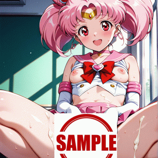 セーラームー〇 ミニウサ風 ポスター アニメ エロ 美乳 グラビア ファンアート 同人アート 0922 (10)