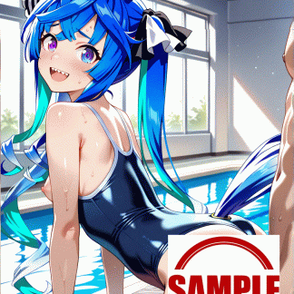 ウマ〇 ツインターボ風 ポスター アニメ エロ 美乳 グラビア ファンアート 同人アート 0807 (23)