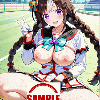 ウマ〇 ホッコータルマエ風 ポスター アニメ エロ 美乳 グラビア ファンアート 同人アート 1114 (15)