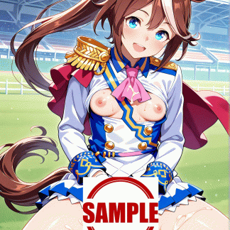 ウマ〇 トウカイテイオー風 ポスター アニメ エロ 美乳 グラビア ファンアート 同人アート 1010(10)
