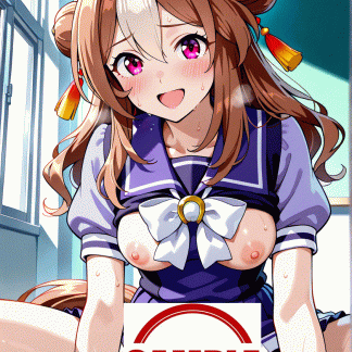 ウマ〇 コパノリッキー風 ポスター アニメ エロ 美乳 グラビア ファンアート 同人アート 0731 (8)