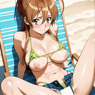 ハイスクールオブ〇デット 宮本 麗風 ポスター アニメ エロ 美乳 グラビア ファンアート 同人アート 0527 (140)