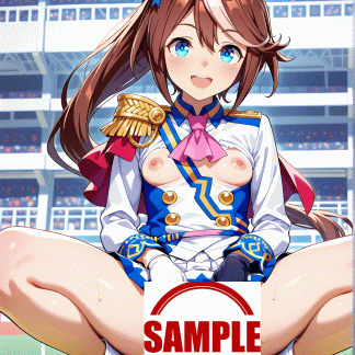 ウマ〇 トウカイテイオー風 ポスター アニメ エロ 美乳 グラビア ファンアート 同人アート 1010(16)