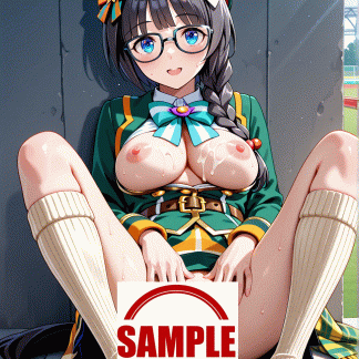 ウマ〇 ゼンノロブロイ風 ポスター アニメ エロ 美乳 グラビア ファンアート 同人アート 1114 (4)