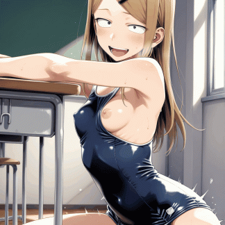 だがしか〇 遠藤 サヤ風 ポスター アニメ エロ 美乳 グラビア ファンアート 同人アート 完全自作同人 0501 (50)