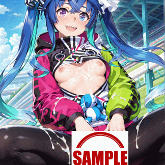 ウマ〇 ツインターボ風 ポスター アニメ エロ 美乳 グラビア ファンアート 同人アート 1010(10)