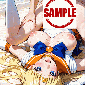 セーラームー〇 愛野 美奈子風 ポスター アニメ エロ 美乳 グラビア ファンアート 同人アート 0805 (01)