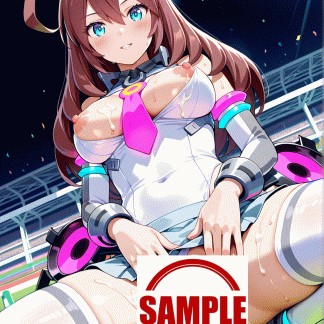 ウマ〇 ミホノブルボン風 ポスター アニメ エロ 美乳 グラビア ファンアート 同人アート 1106(16)